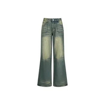 Wen Shan Jeans Women's Turquoise