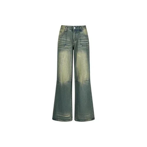 Wen Shan Jeans Women's Turquoise