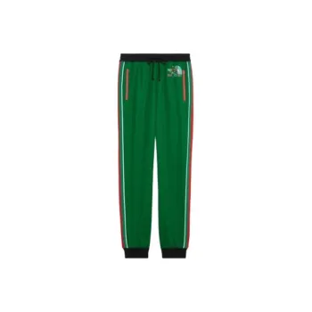 GUCCI X The North Face Cotton Jogging Pants Green