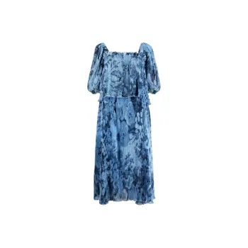 GANNI Floral print Tiered Dress