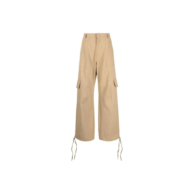 MOSCHINO Logo embroidered Cargo Palazzo Pants-0