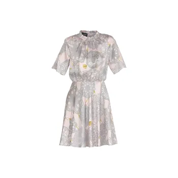 MOSCHINO Short-Sleeved Dresses Women's Pink Gray
