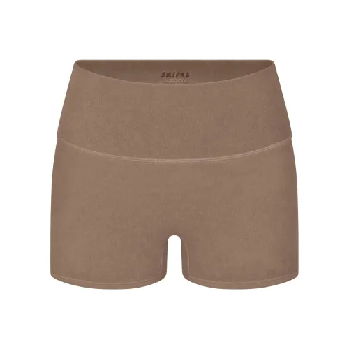 Skims Casual Shorts Women's Brown