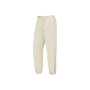 LINING Fitness Series Knitted Sweatpants Women's Foam Khaki