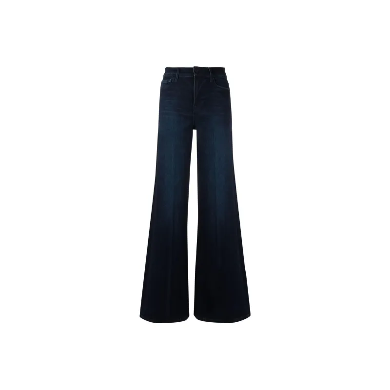 FRAME High-Waist Crease-Effect Flared Jeans-0