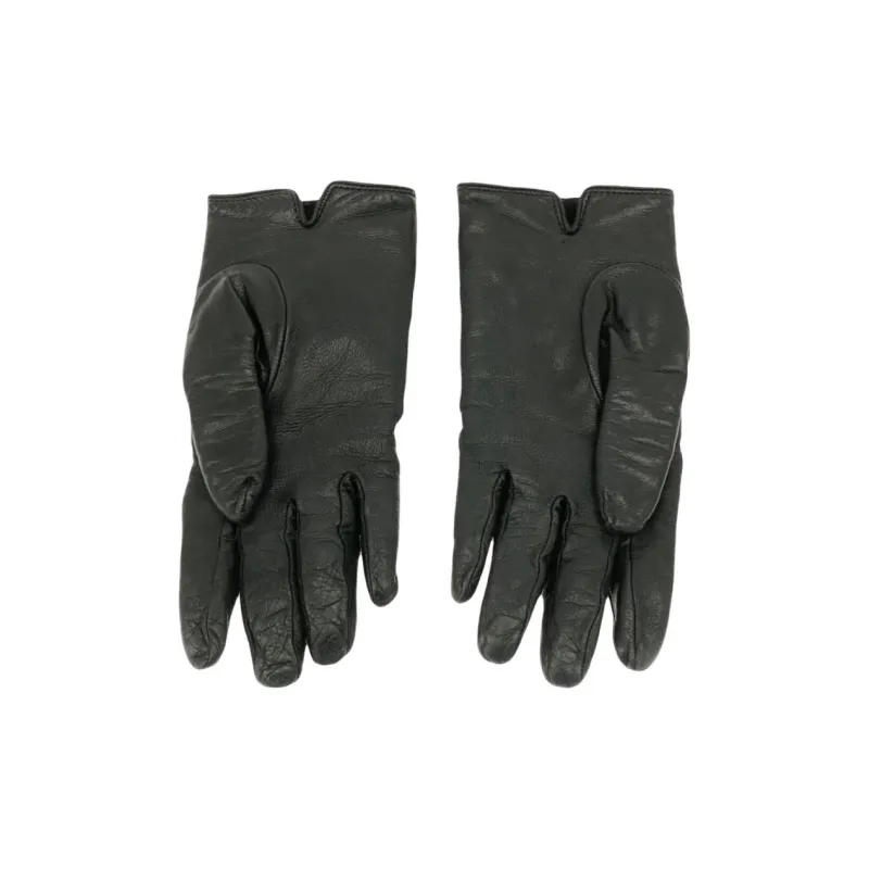GUCCI Cashmere, Lambskin Gloves Women's Black-0
