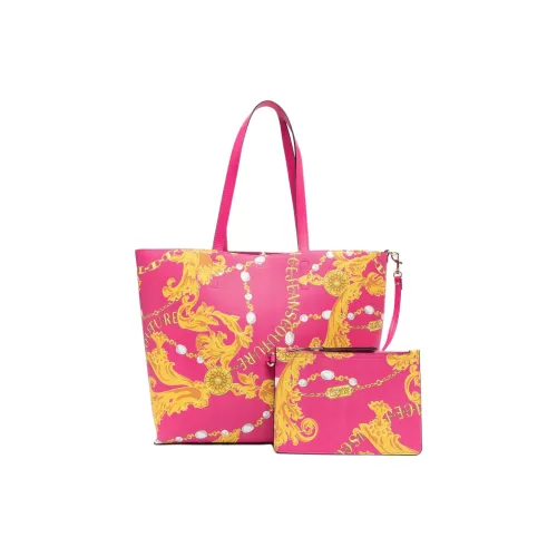 Borsetta GUESS Katey LH Mini Bags HWLH78 70730 LEO Polyester Tote Bag, Shopping Bag, Shoulder Bag, Handbag Women's Bright Pink/Gold/White