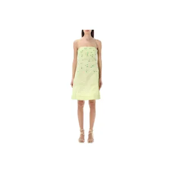 GANNI Bead embellished Mini Dress