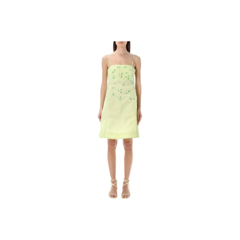 GANNI Bead embellished Mini Dress-0
