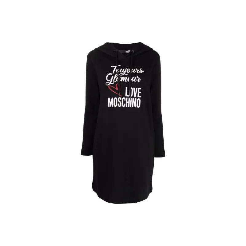 MOSCHINO Long-Sleeved Dresses Women's Black-0
