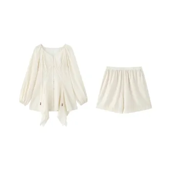ZHOUMIAO Shirt Matching Sets Women's