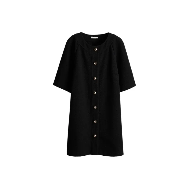 H&M Short Sleeved Dresses Women's Black-0