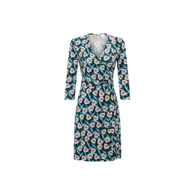 DVF Diane Von Furstenberg Floral print Silk Minidress-0