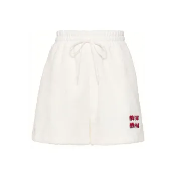 MIU MIU SS22 Casual Shorts Women's White