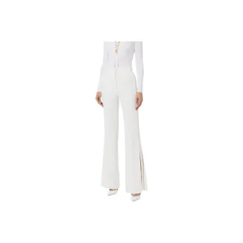 Elisabetta Franchi Crepe Flared Trousers