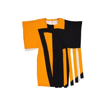 Burberry Short-Sleeved Dresses Women's Bright Orange