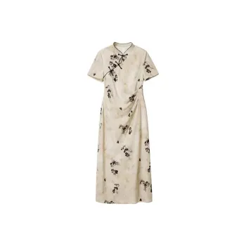Zukizuki Short Sleeved Dresses Women's Multicolor