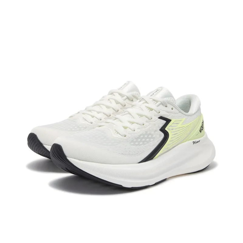 361° Cushioning, Slip Resistant, Abrasion Resistant, Support, Rebound Low Top Casual Running Shoes Men's White Green-2