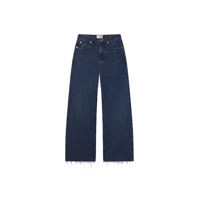 FRAME Le Low Baggy Wide leg Jeans-0