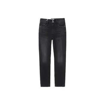 FRAME High rise Straight Leg Jeans