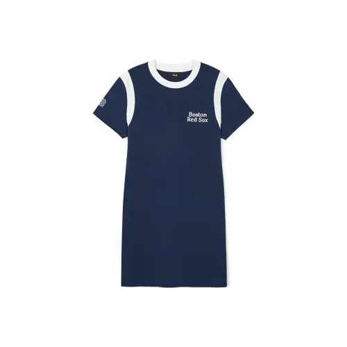 MLB Short Sleeved Dress Women's Navy Blue