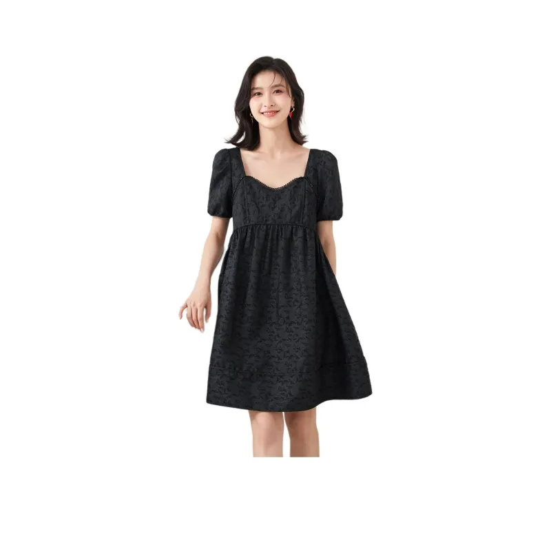 VILAN Short Sleeved Dresses Women's Night Black-0