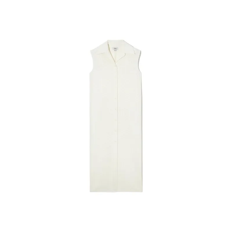 COS Sleeveless Dresses Women's White-0