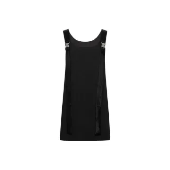 MEIYANG Sleeveless Dresses Women's Black