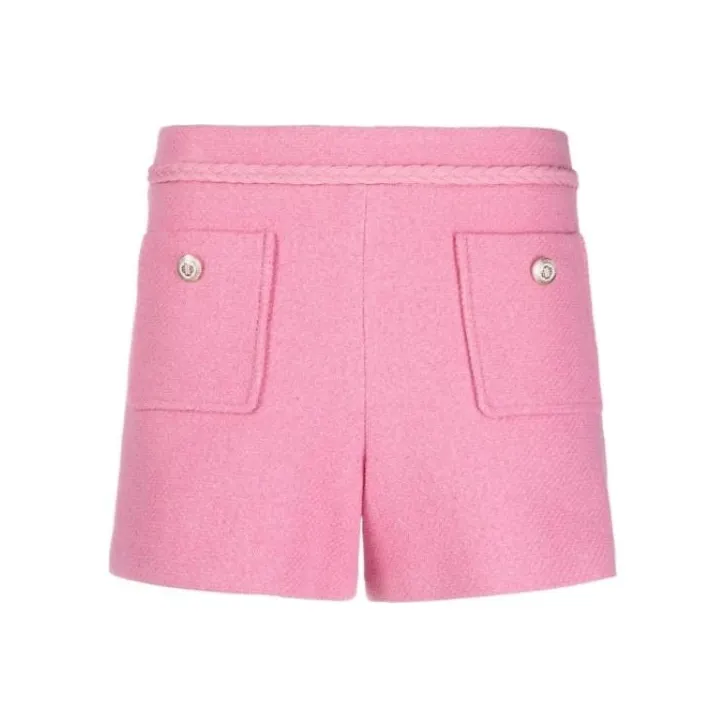 Maje Casual Shorts Women's Rose Pink-0