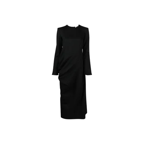 THE ROW Gathered detailing Long sleeved Shift Dress