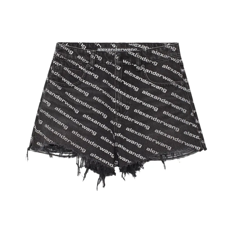Alexander Wang Bite Logo Shorts-0