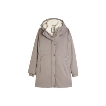 Hollister Puffer Jacket Women's Taupe