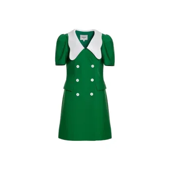 BESIONIA Short Sleeved Dresses Women's Green