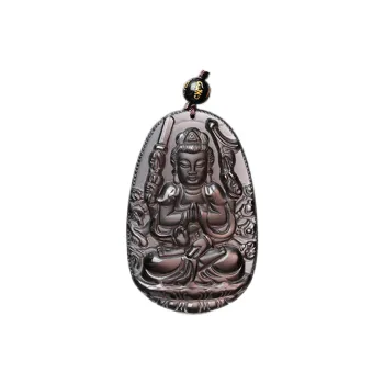 Liu Jinfu Obsidian Necklaces Unisex