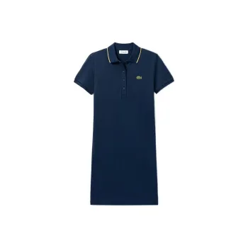LACOSTE SS22 Dress Women's Navy Blue