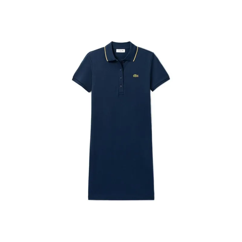 LACOSTE SS22 Dress Women's Navy Blue-0