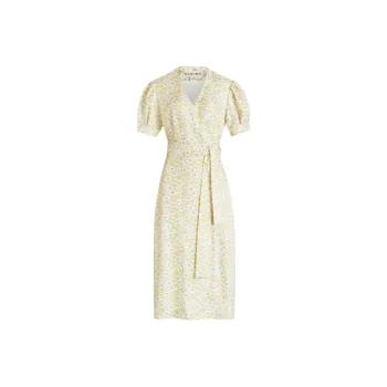 CARVEN Short-Sleeved Dresses Women's Light Yellow