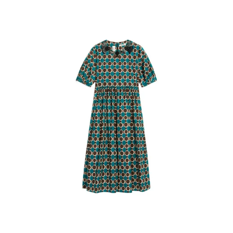 MaxMara Short Sleeved Dresses Women's Green-0