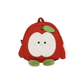AIBAG Nylon Backpack Women's Red/Green
