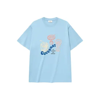 COVERNAT SS25 T Shirt Unisex Blue