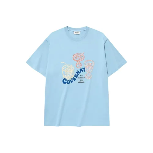 COVERNAT SS25 T Shirt Unisex Blue