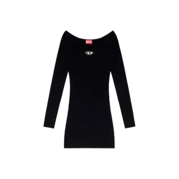 DIESEL M-Vera Off-The-Shoulder Ribbed-Knit Dress