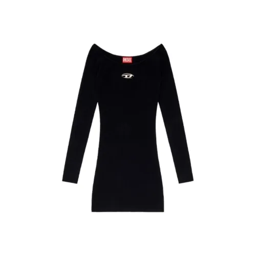 DIESEL M Vera Off The Shoulder Ribbed Knit Dress