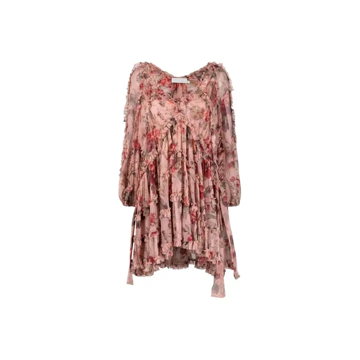 Zimmermann Long-Sleeved Dresses Women's Pink-0