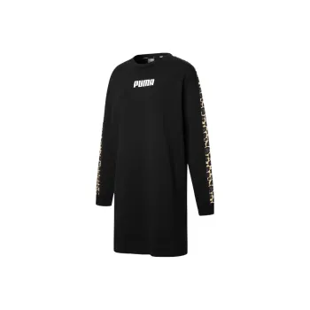 PUMA Long Sleeved Dresses Women's Black