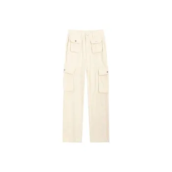 Garbege Cargo Pants Women's White