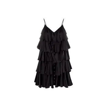 BALMAIN Sleeveless Dresses Women's Black