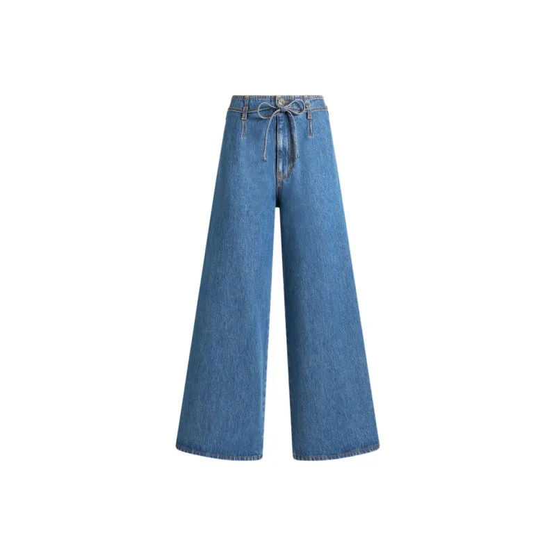 ETRO Belt Detailed Culotte Jeans-0
