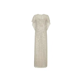 FENDI Short-Sleeved Dresses Women's Silver