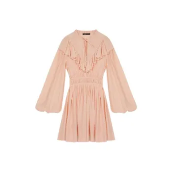 Maje Long Sleeved Dresses Women's Pink